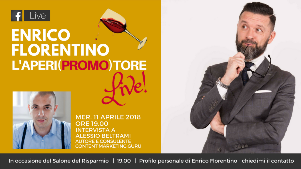 Copertina dell'intervista ad Alessio Beltrami sul content marketing