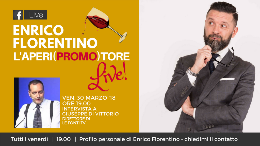 Copertina dell'intervista a Giuseppe Di Vittorio, direttore di Le Fonti TV