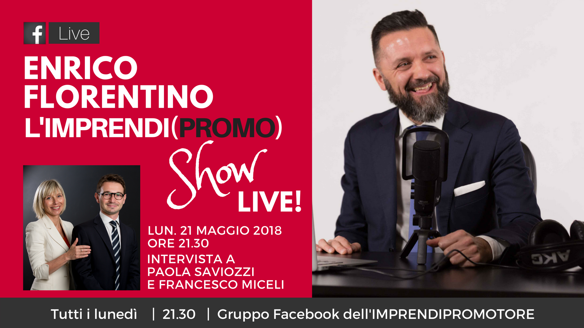 Imprendipromoshow N. 17: Paola Saviozzi e Francesco Miceli