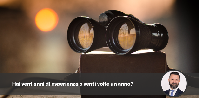 Hai vent’anni di esperienza o venti volte un anno?